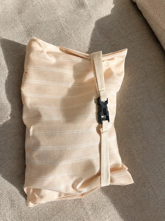 Customer photo of a sea salt Crummy bag hanging